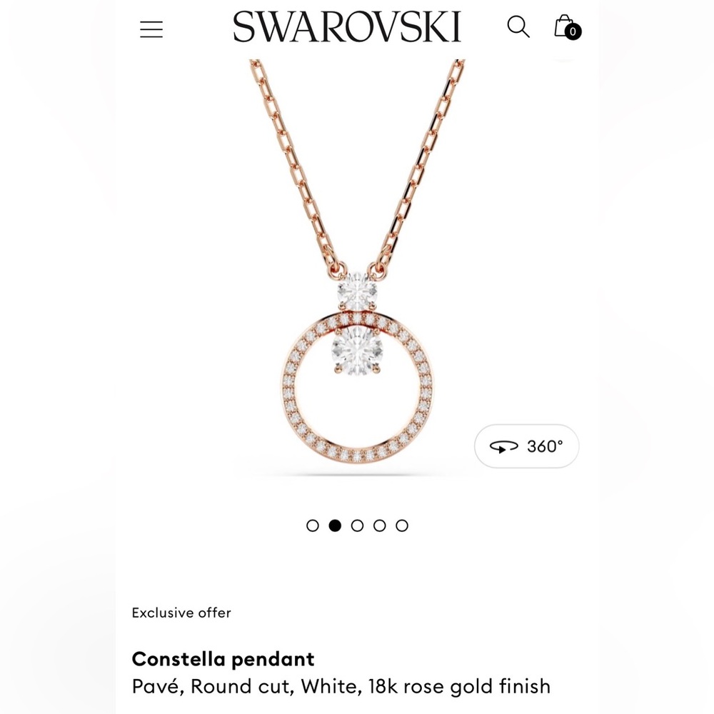 🆕 Swarovski Constella pendant